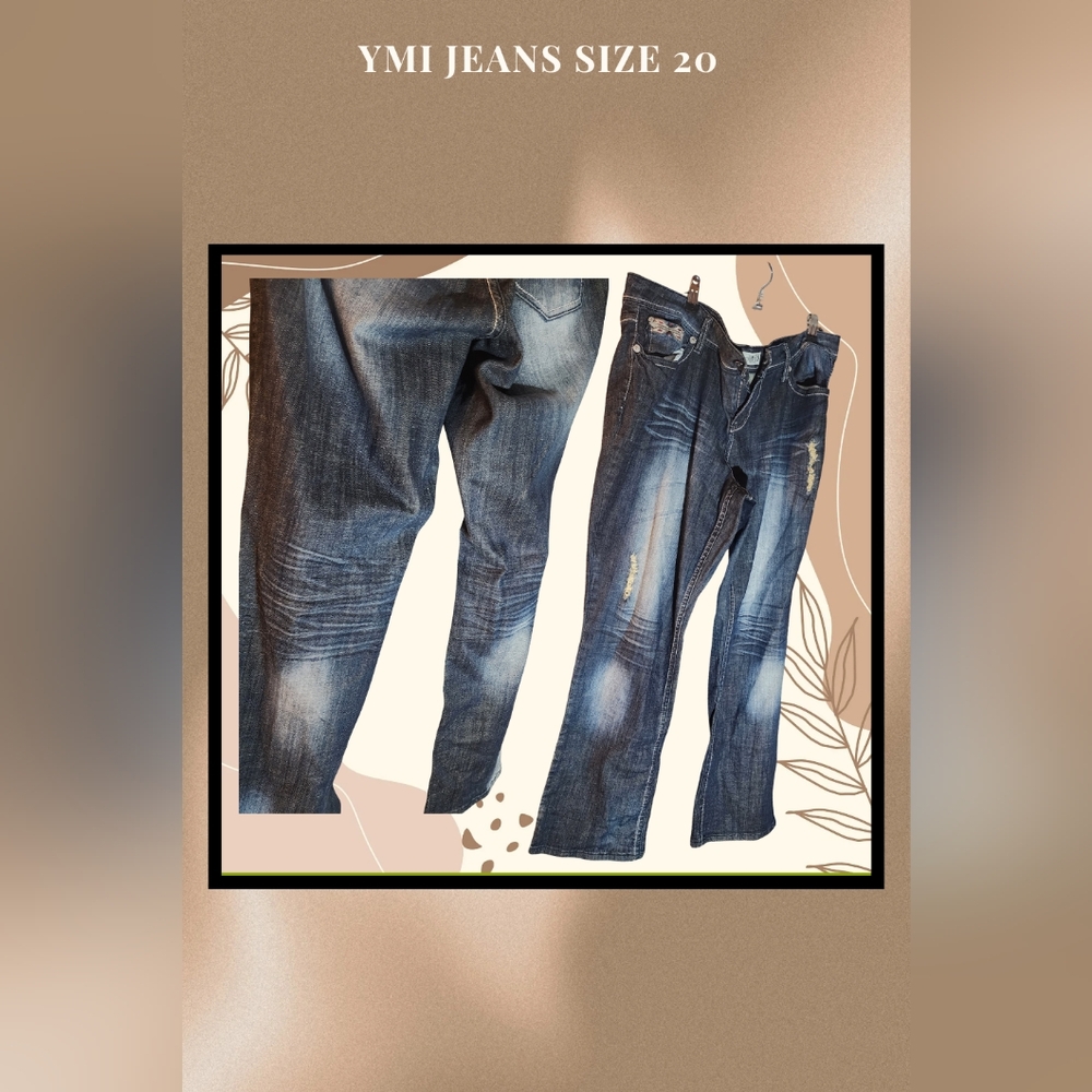 YMI Dark Blue Bootcut Jeans